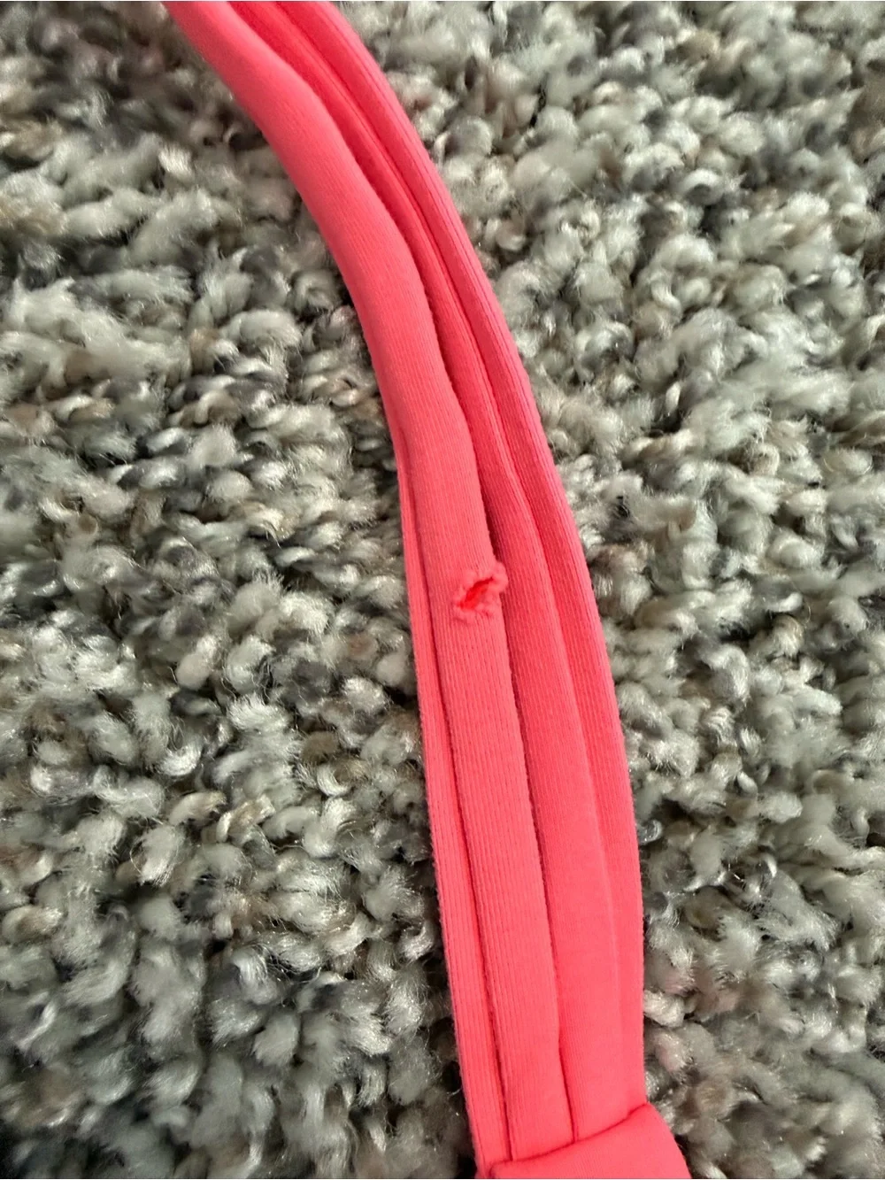 PINK Victoria's Secret Neon Pink Halter Swim Top